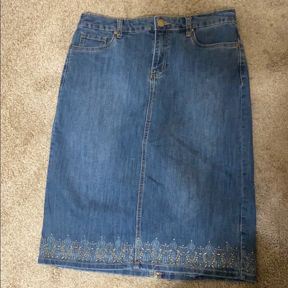 Jean skirt